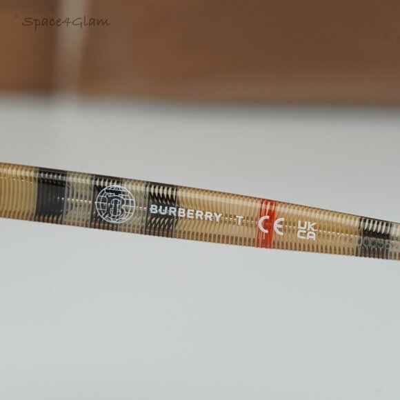 Burberry Girls Sunglasses Vintage Check Grey Round JB4355 KIDS 377887 BRAND NEW - Picture 6 of 9